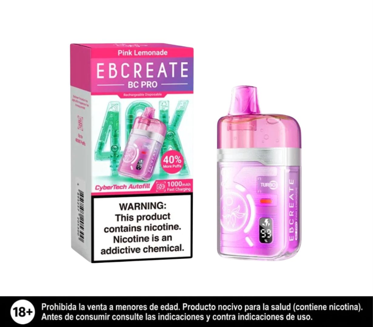 Elfbar Bc Pro Pink Lemonade 40.000 Puffs