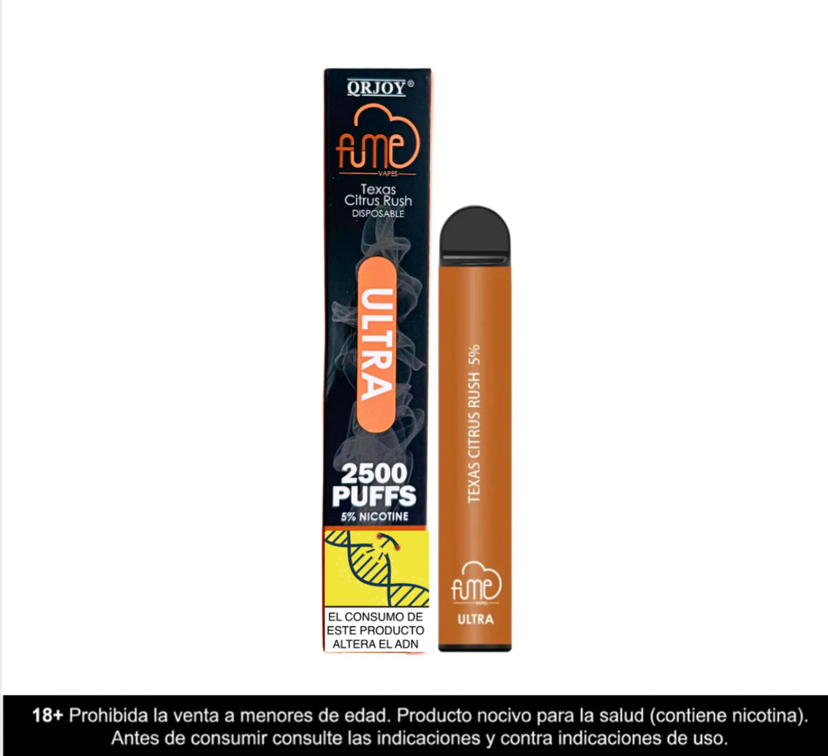 Fume Ultra Texas Citrus Rush 2.500 Puffs