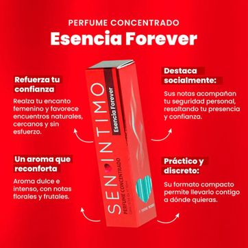 Pheromone Infused Parfum Forever x 10 Ml Sen Intimo Usa - imagen 1