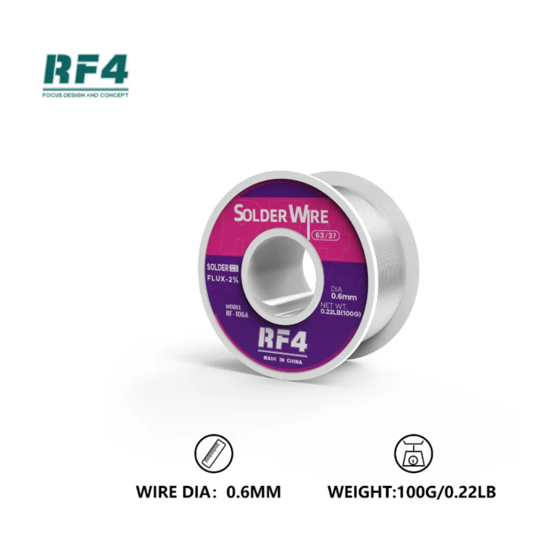 CARRETEL DE SOLDADURA 0.6MM RF4 RF-106A (100G)