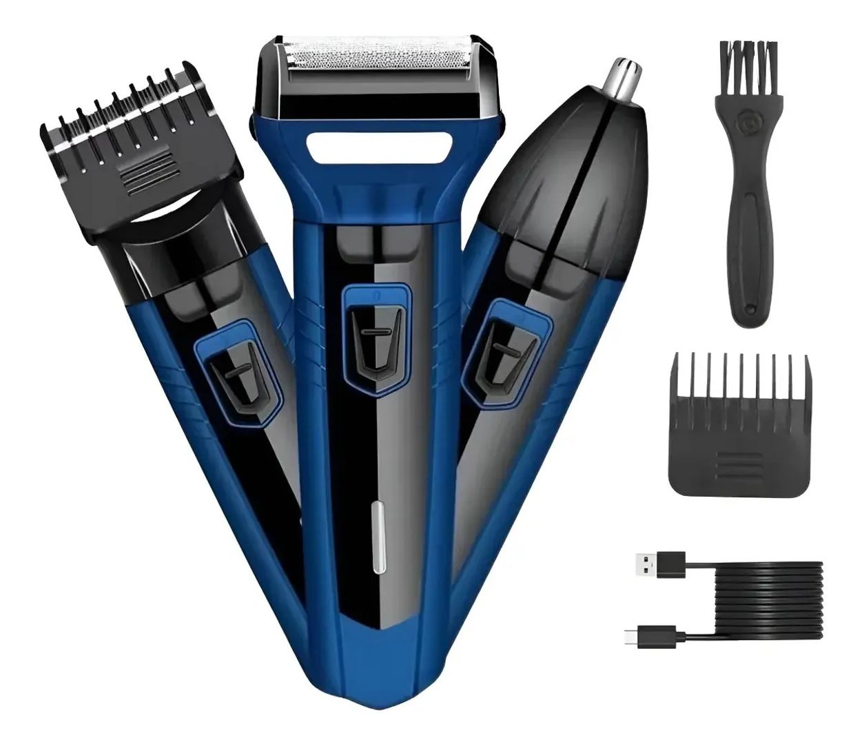 MAQUINA DE AFEITAR GEEMY 3 EN 1 AZUL