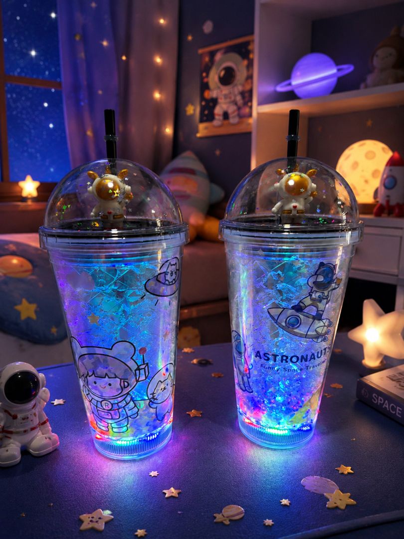 Vaso pitillo astronauta 