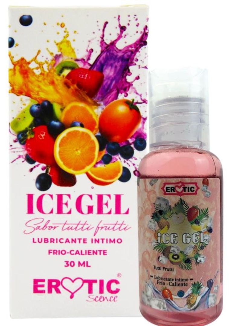 Lubricante ICE GEL TUTTI FRUTTI 40ml