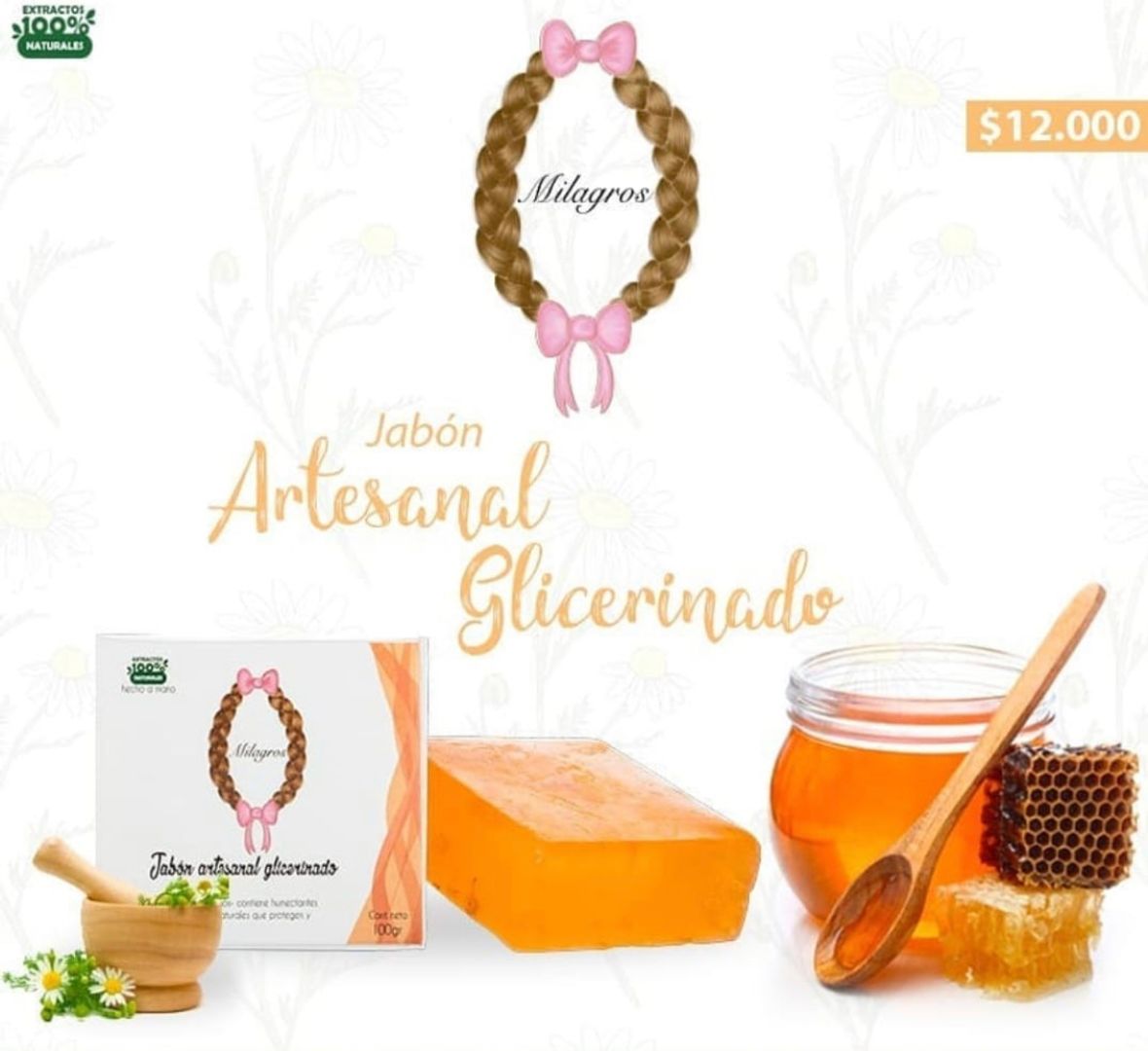 Jabón artesanal glicerinado