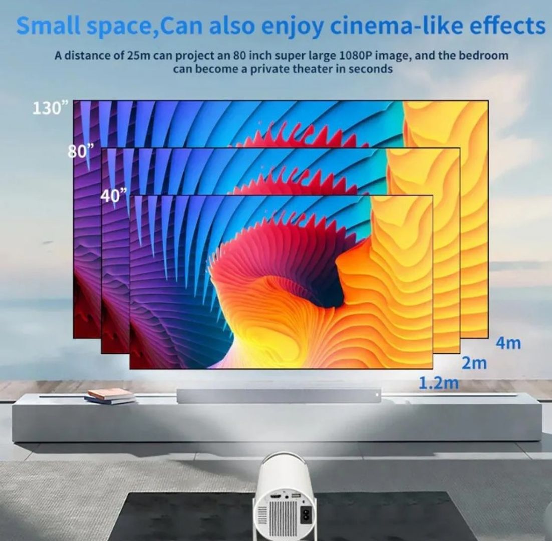 Combo Proyector Profesional 2 En 1 Con Juegos Y Controles Y3