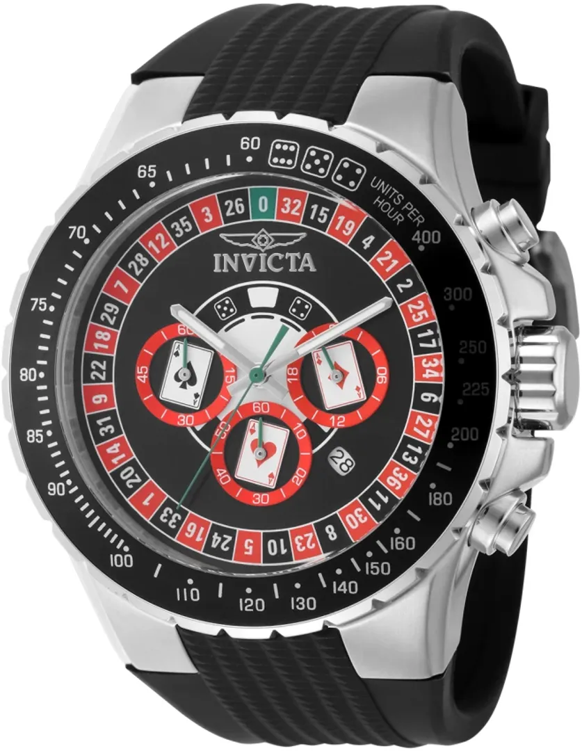 reloj deportivo para hombre invicta aviator 49850 - negro