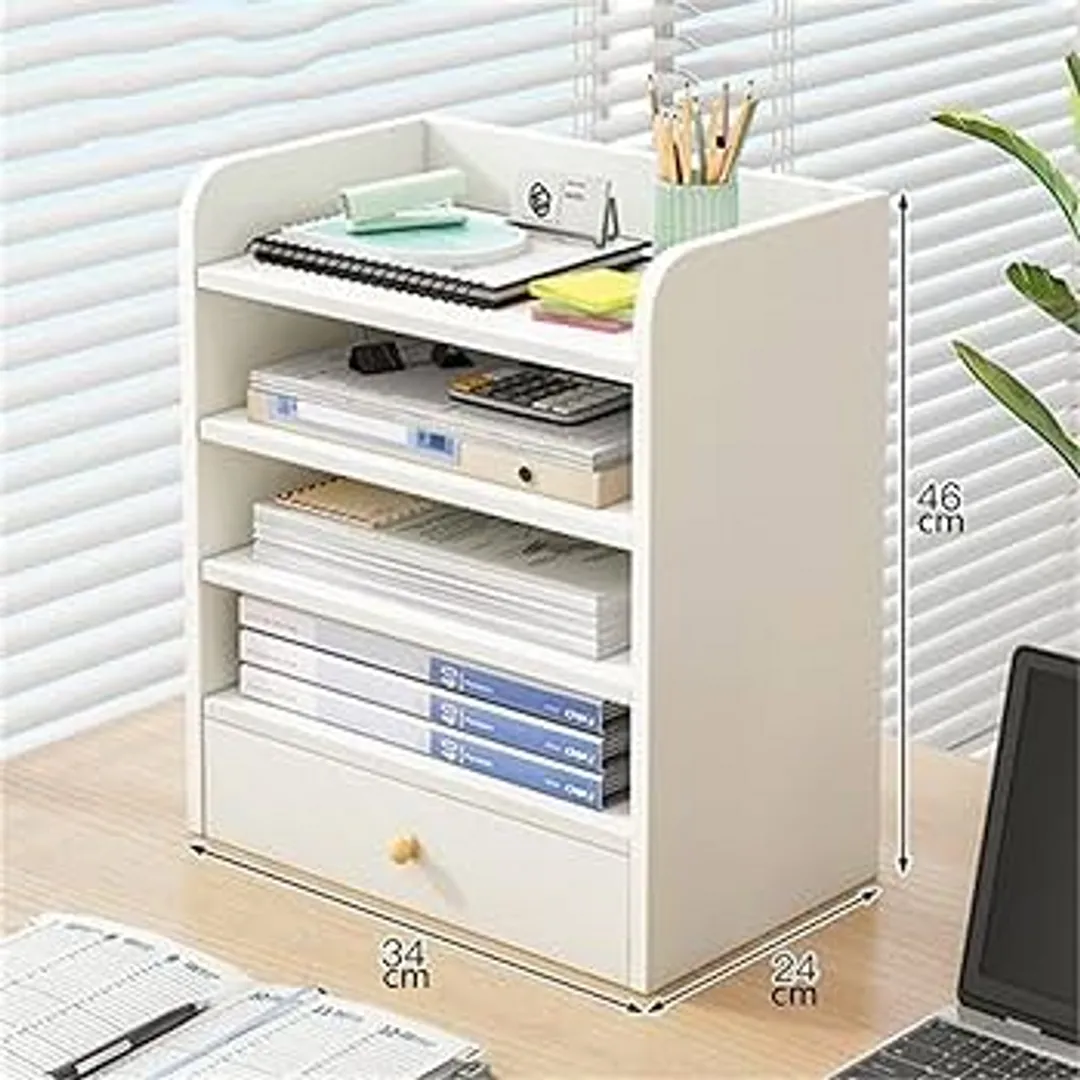 ORGANIZADOR PARA ESCRITORIO 4 ESTANTES