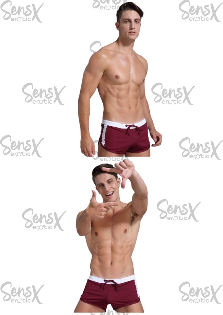 Pantalones cortos deportivos para hombre con correa deportiva boxer transpirable correr de secado rápido