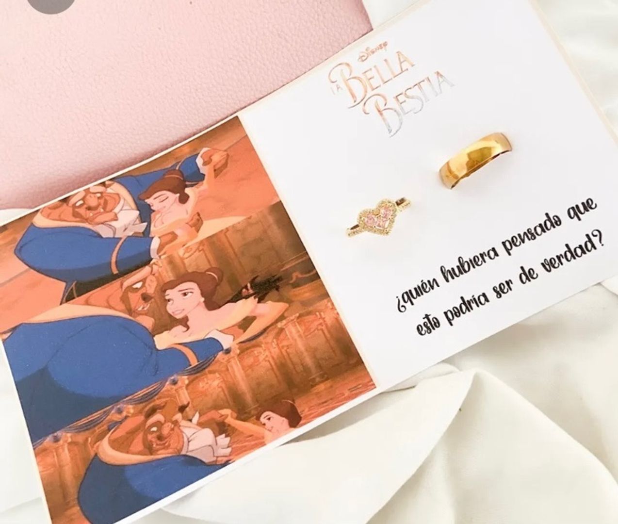 ANILLOS PAREJA BELLA Y BESTIA 