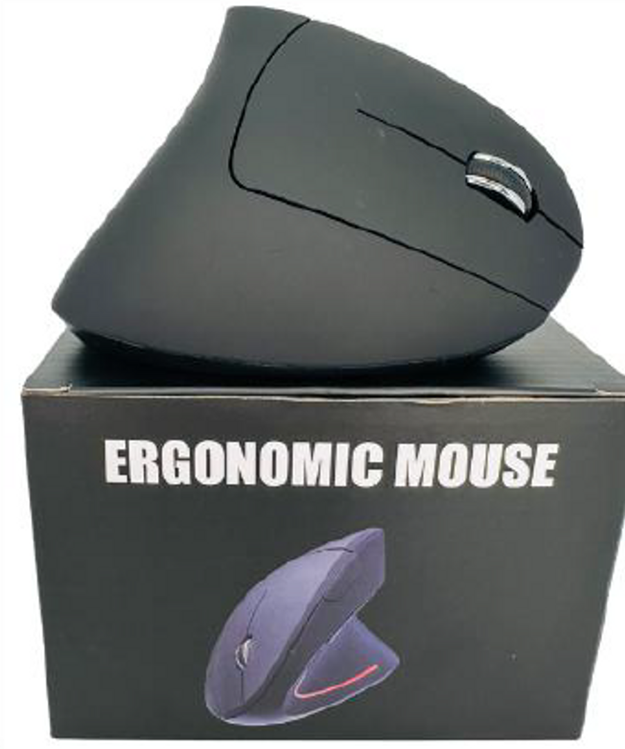 MOUSE ERGONOMICO NEGRO