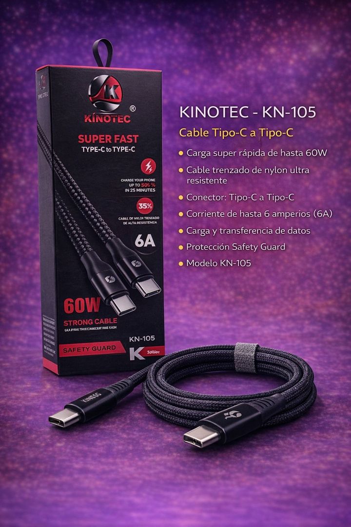 CABLE KN-105 60W / 6A