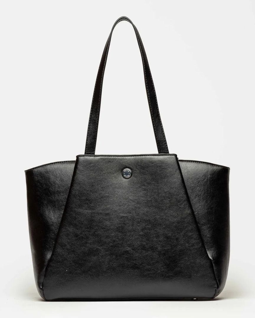 SHOPPER RAIX EFECTO CUERO NEGRO