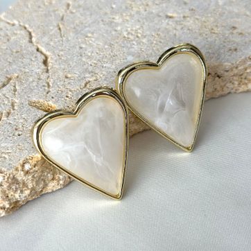 Imagen del producto Arete corazón grande 