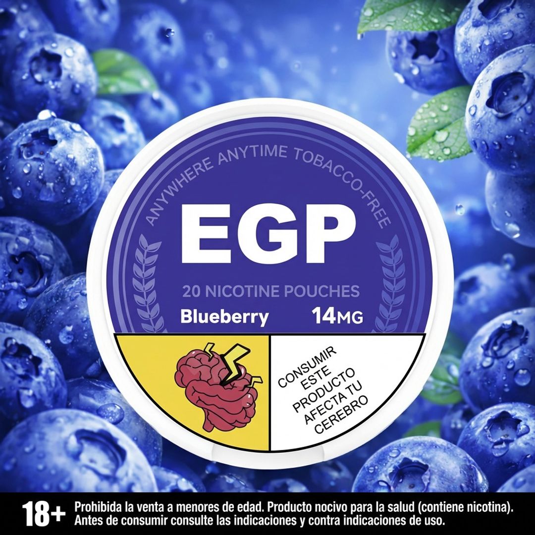 Egp Blueberry 14mg - Parches De Nicotina