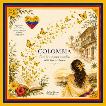 PAÑOLETA PREMIUM 70cmx70cm COLOMBIA DISEÑO 6 - imagen 1