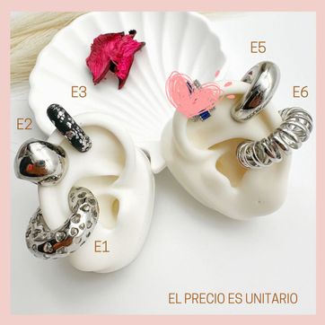 Imagen del producto 30% DE DESCUENTO: Earcuff Rodio Plateado 
