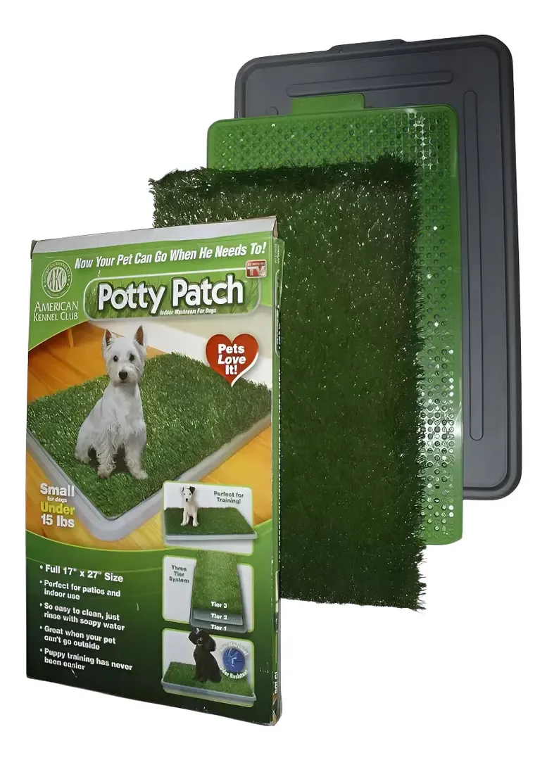 TAPETE DE BAÑO PASTO ENTRENADOR PARA MASCOTAS POTTY PATCH