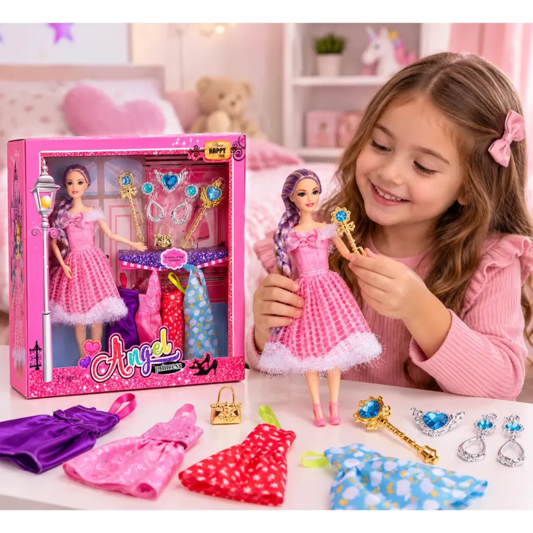 MUÑECA PRINCESS CON ACCESORIOS