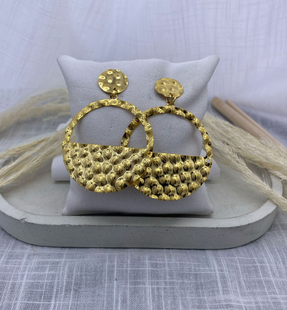 Topo largo, bronce con baño de oro