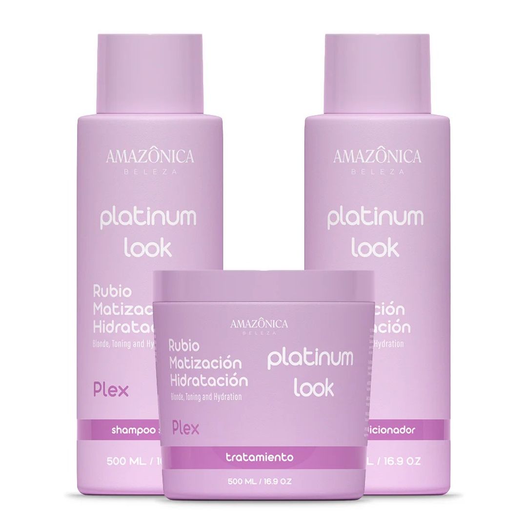 Kit platinum matizante amazonica beleza