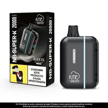 Fume Kit Nb Super K Black Ice - Bateria Y Pod 20.000 Puffs - imagen 1