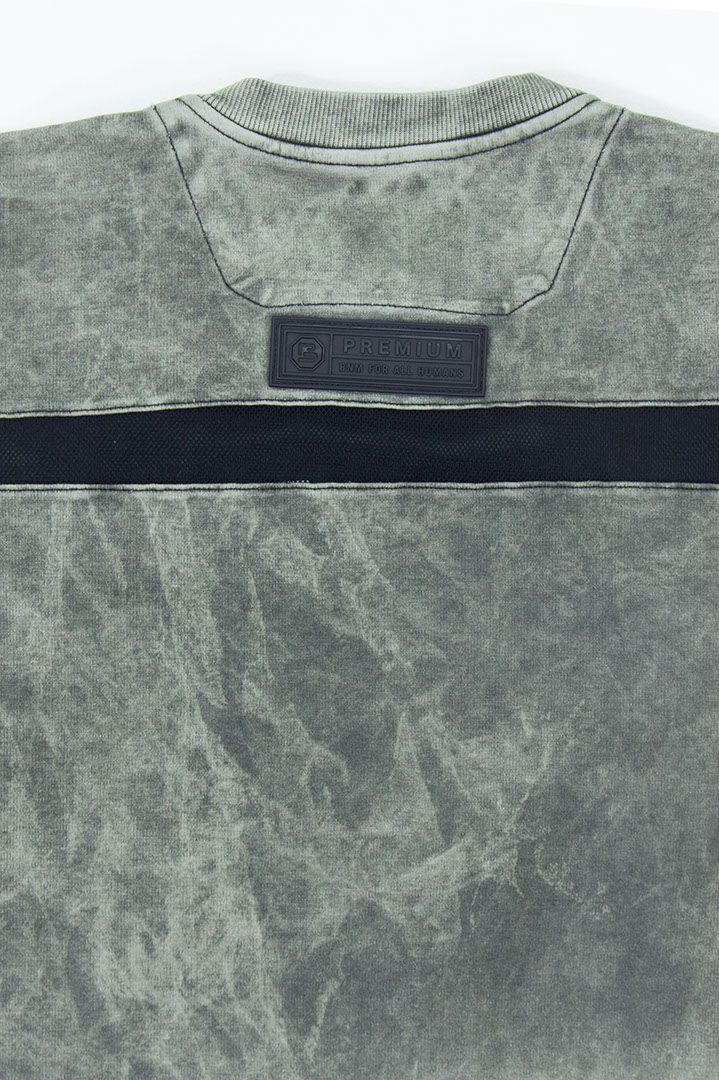 camiseta oversize bandas malla