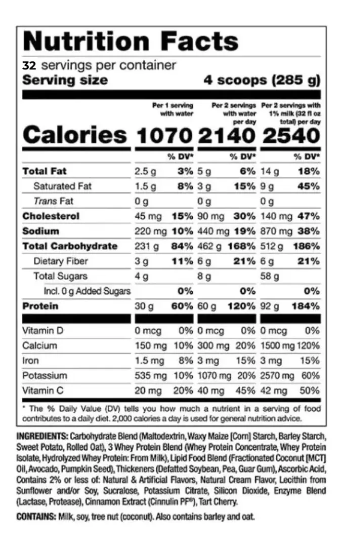 mutant mass 20 libras