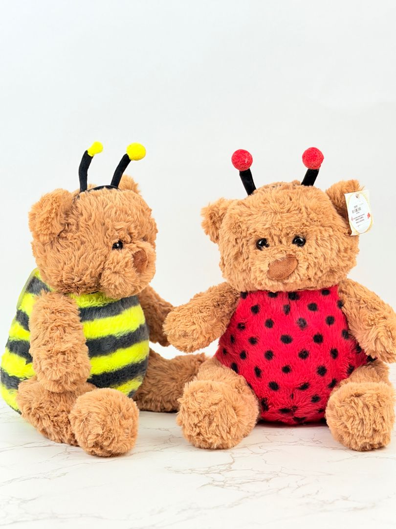 OSO ABEJA-MARIQUITA 30CM  