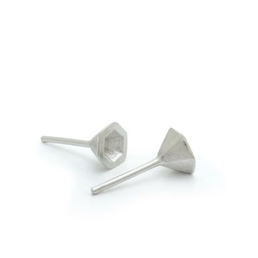 MINI SILVER CUP CONE STUDS - imagen 1