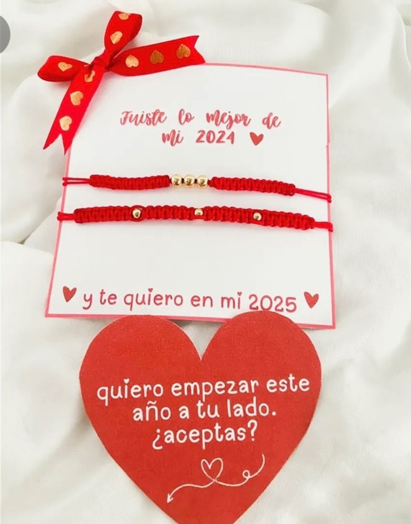 SET MANILLAS ROJAS 2025