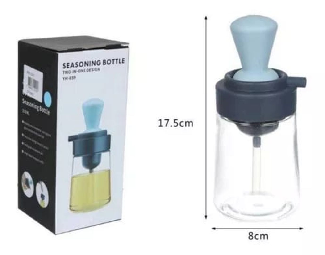 DISPENSADOR ACEITE CON BROCHA 350ml