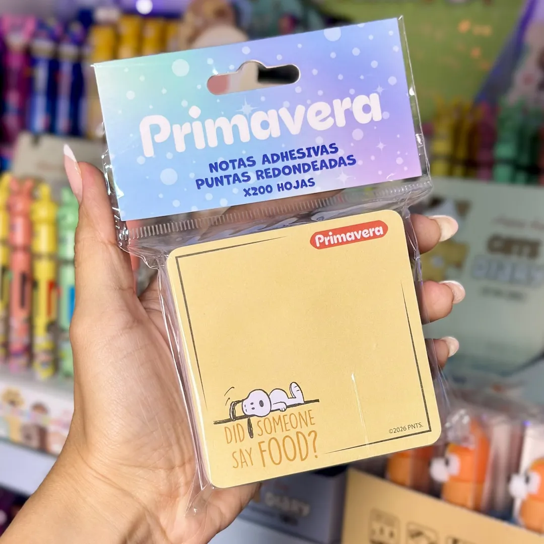 NOTAS ADHESIVAS X200 PRIMAVERA PERSONAJES 