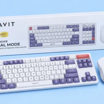 Imagen del producto Combo Inalámbrico HAVIT KB830WB – Teclado y Mouse