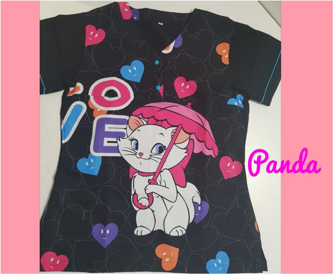  Uniforme antifluido estampado en frente