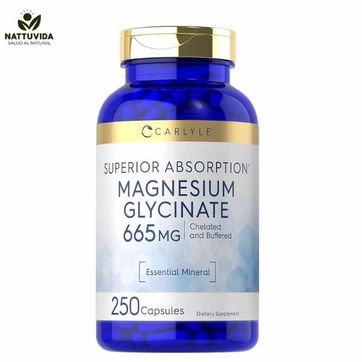 Bisglicinato de Magnesio Glicinato de magnesio 665 mg 250 cap CARLYLE - imagen 1