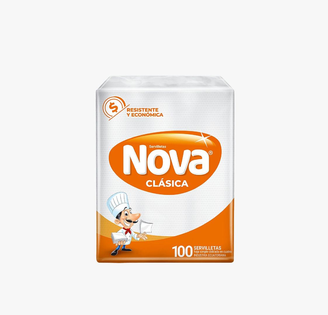 B. SERVILLETA NOVA CLASICA X 100 UND