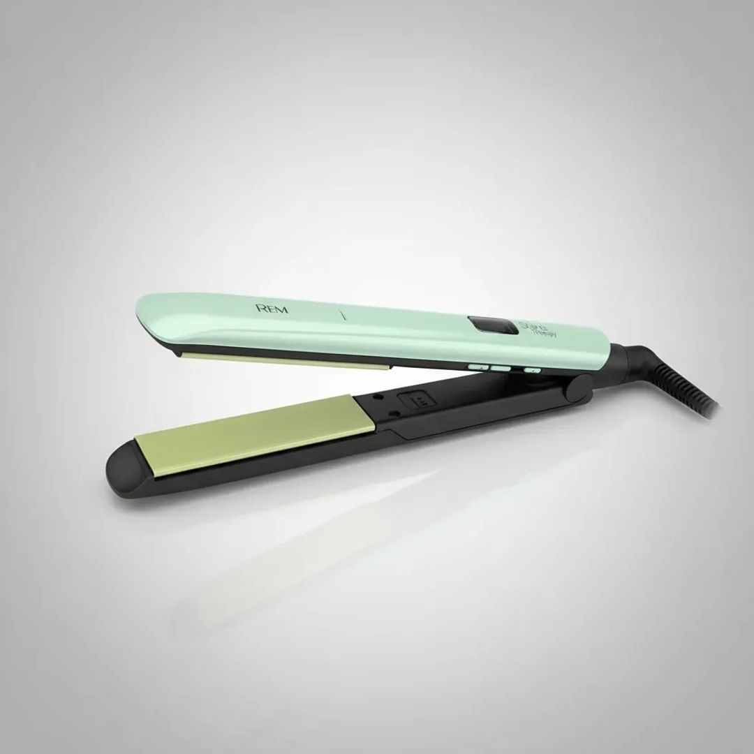 PLANCHA ALISADORA SHINE THERAPY AGUACATE CON MACADAMIA REIMIOGTON 