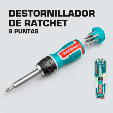 Imagen del producto DESTORNILLADOR LARGO C/RATCHET 8 EN 1
