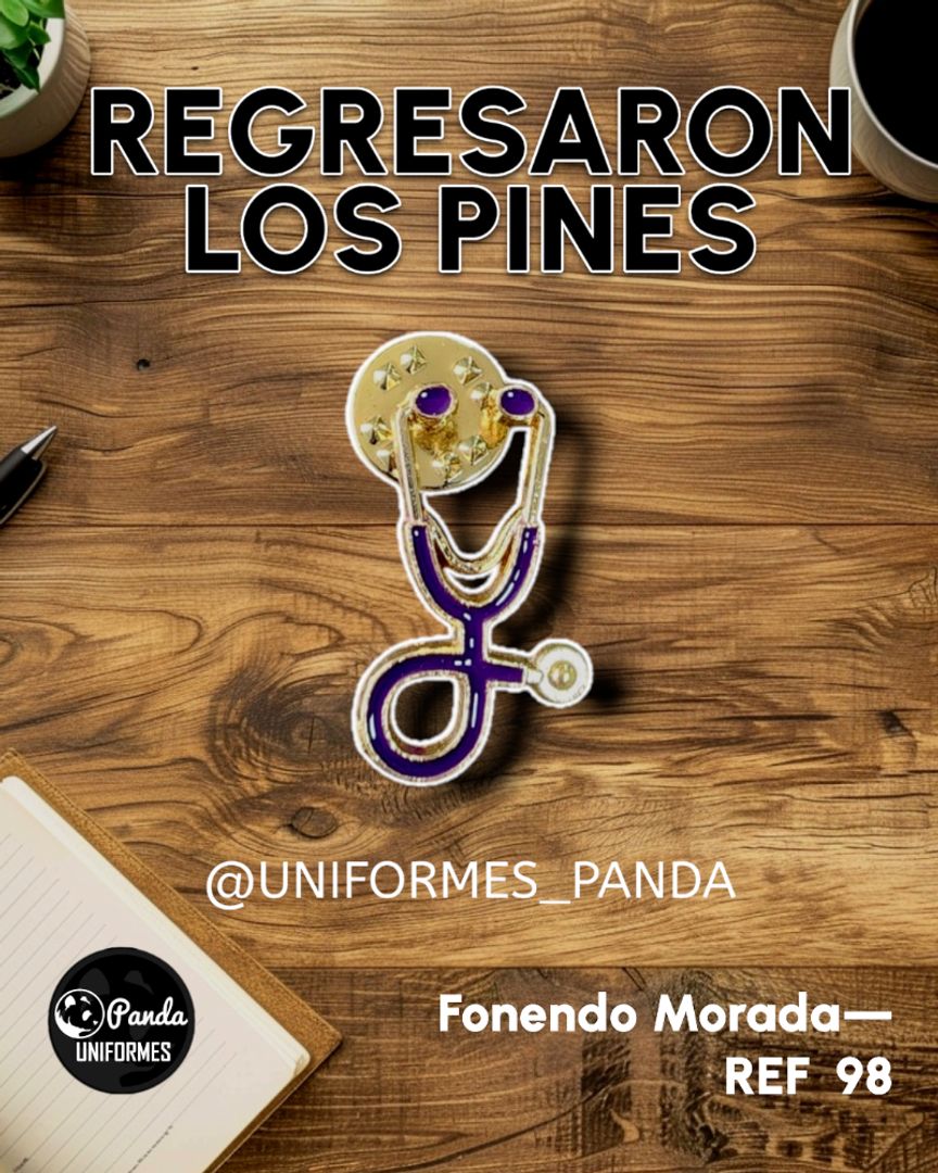  PIN FONENDO MORADO