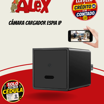 Imagen del producto CÁMARA CARGADOR ESPIA IP