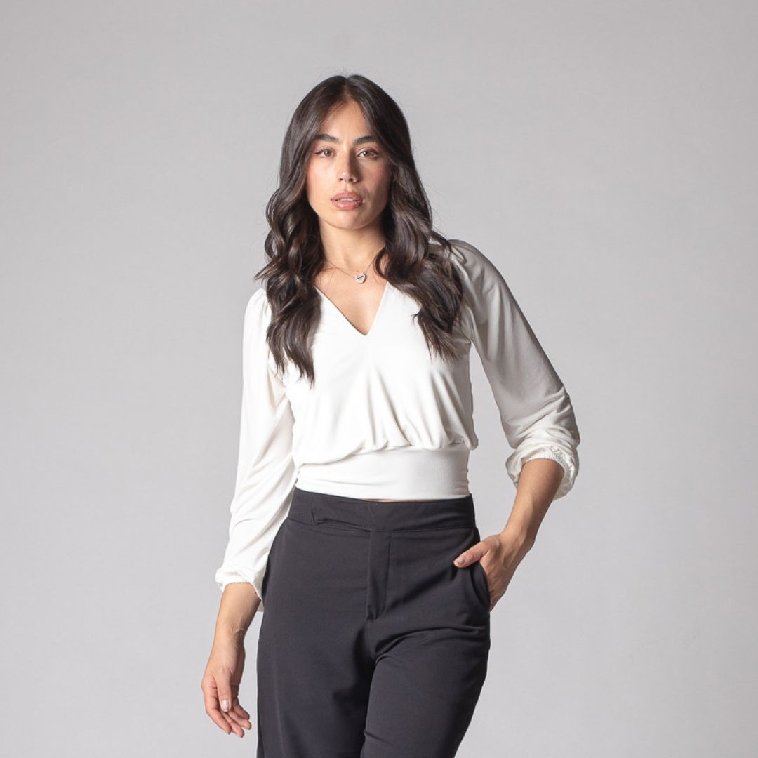 BLUSA MANGA LARGA 