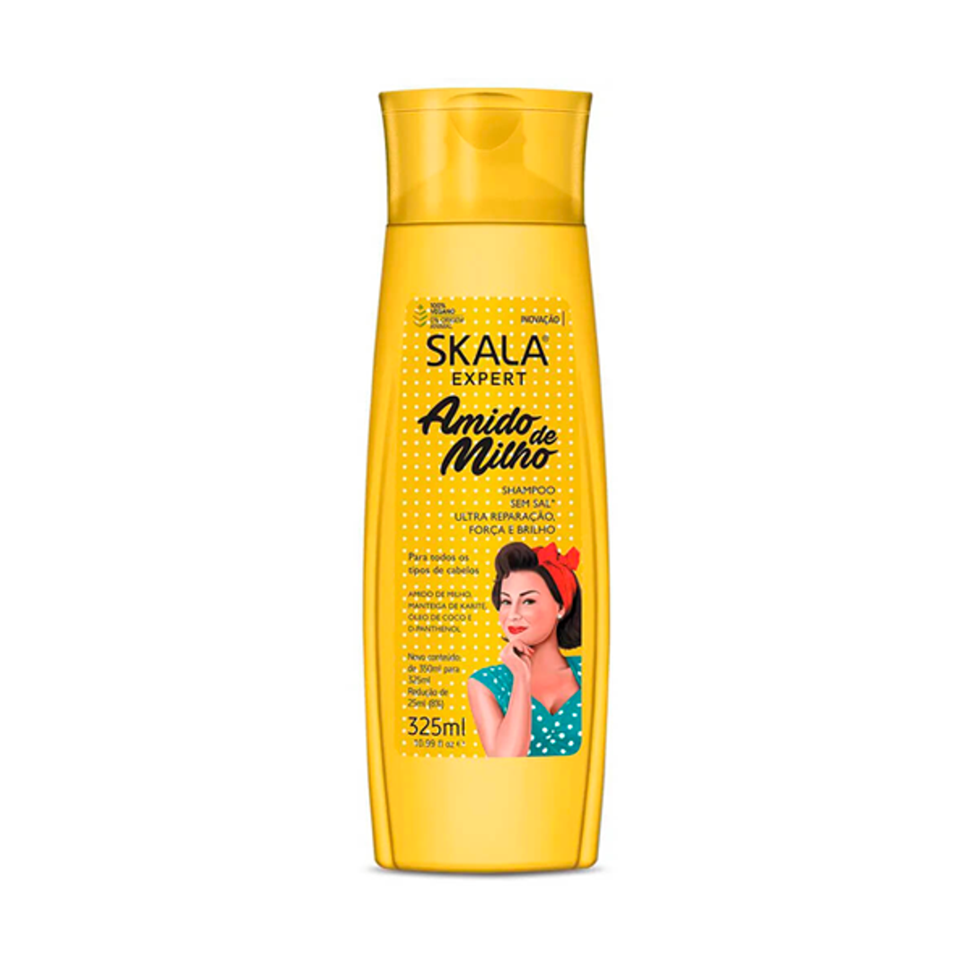 SHAMPOO AMIDO DE MILHO 325ML SKALA