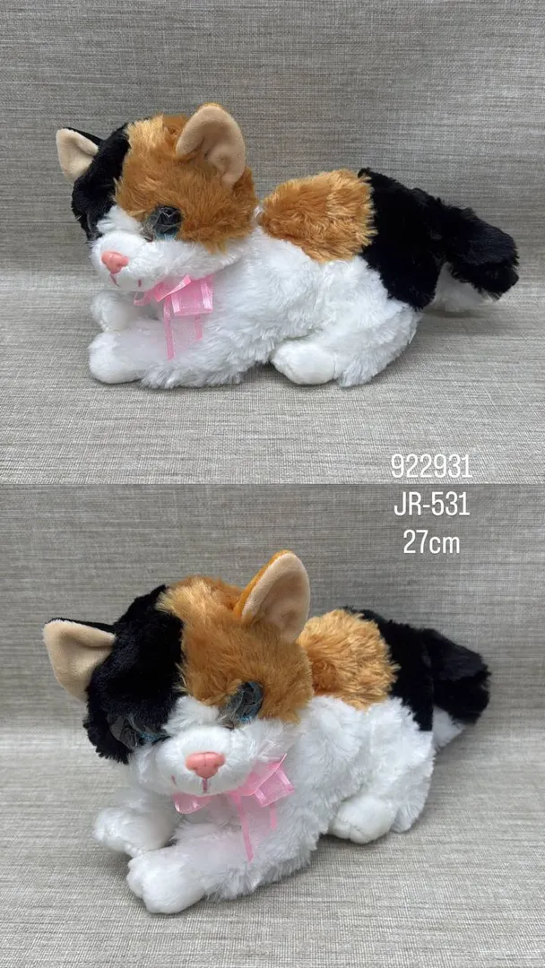 GATO CON MOÑO 27 CM