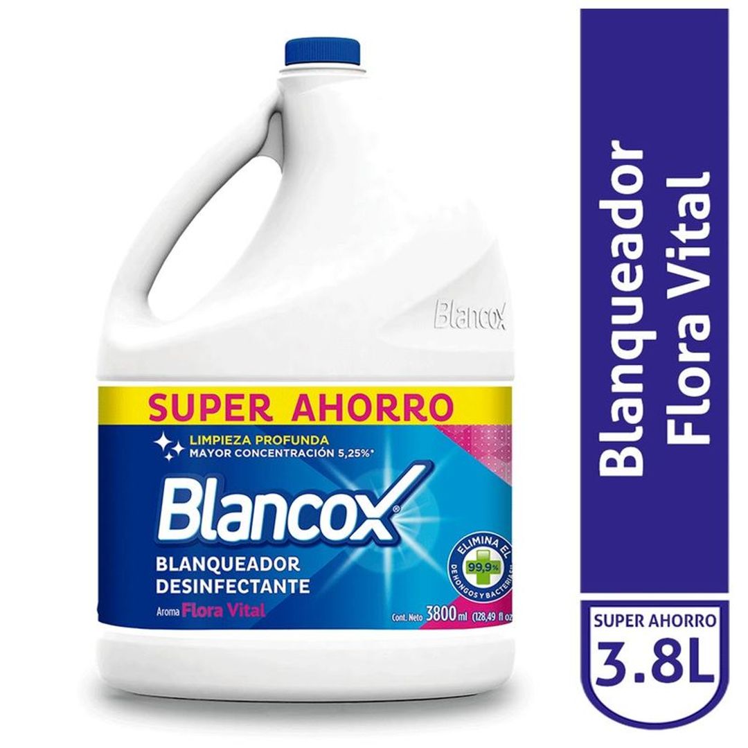 BLANQUEADOR FLORAL BLANCOX*3800ML