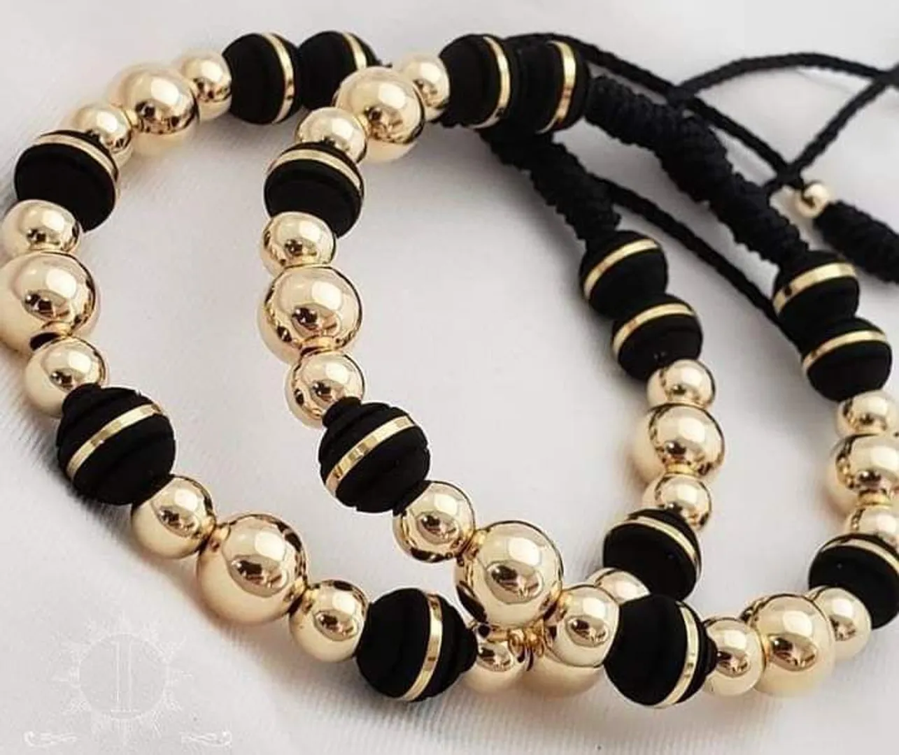 Par pulseras balin 5mm y 6mm liso