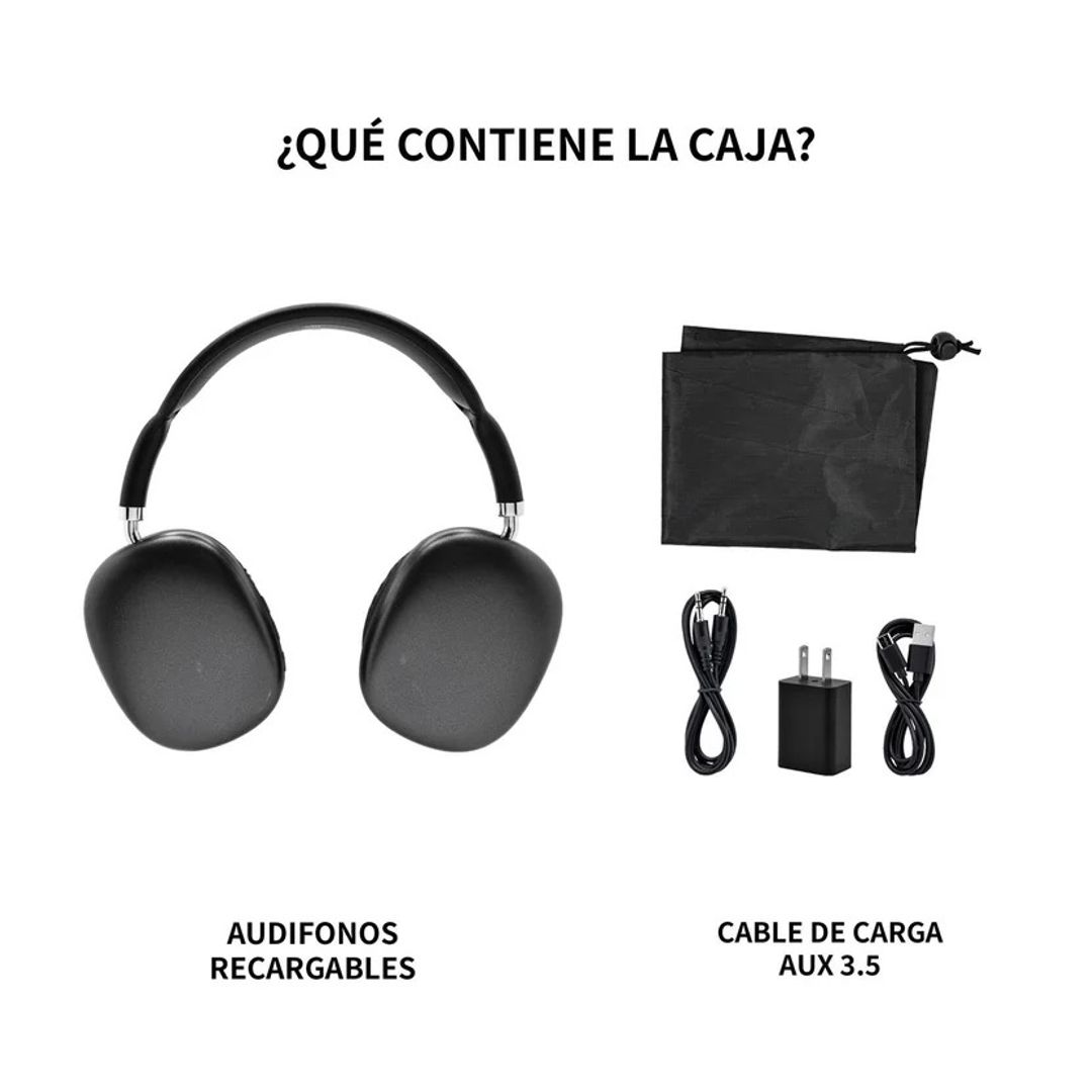 AUDIFONOS VTA DIADEMA INALAMBRICOS NEGRO