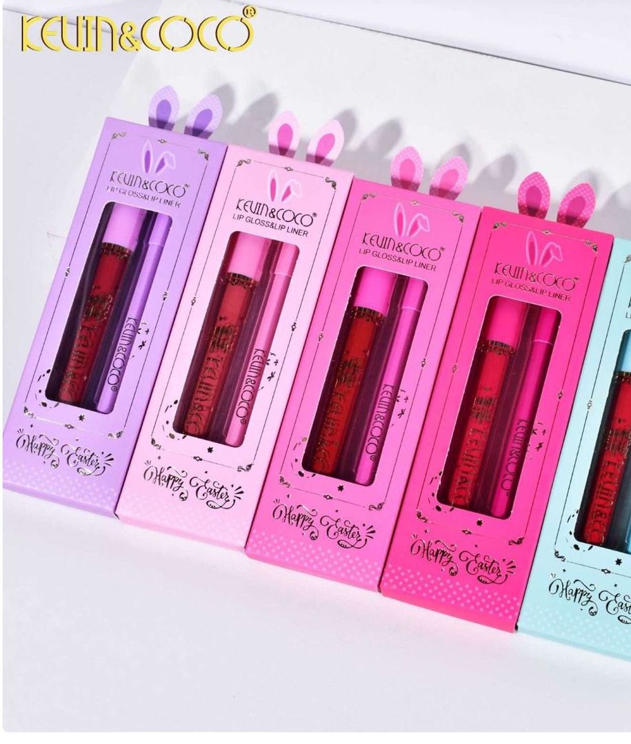KIT BUNNY LABIAL MATTE Y DELINEADOR LABIOS KEVIN COCO
