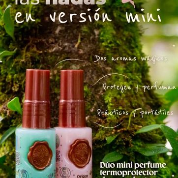 Imagen del producto ORIGEN BOTÁNICO DUO MINI PERFUME TERMOPROTECTOR DESENREDANTE