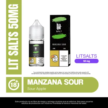 Imagen del producto Esencia Liquida Lit Manzana Sour 30ml