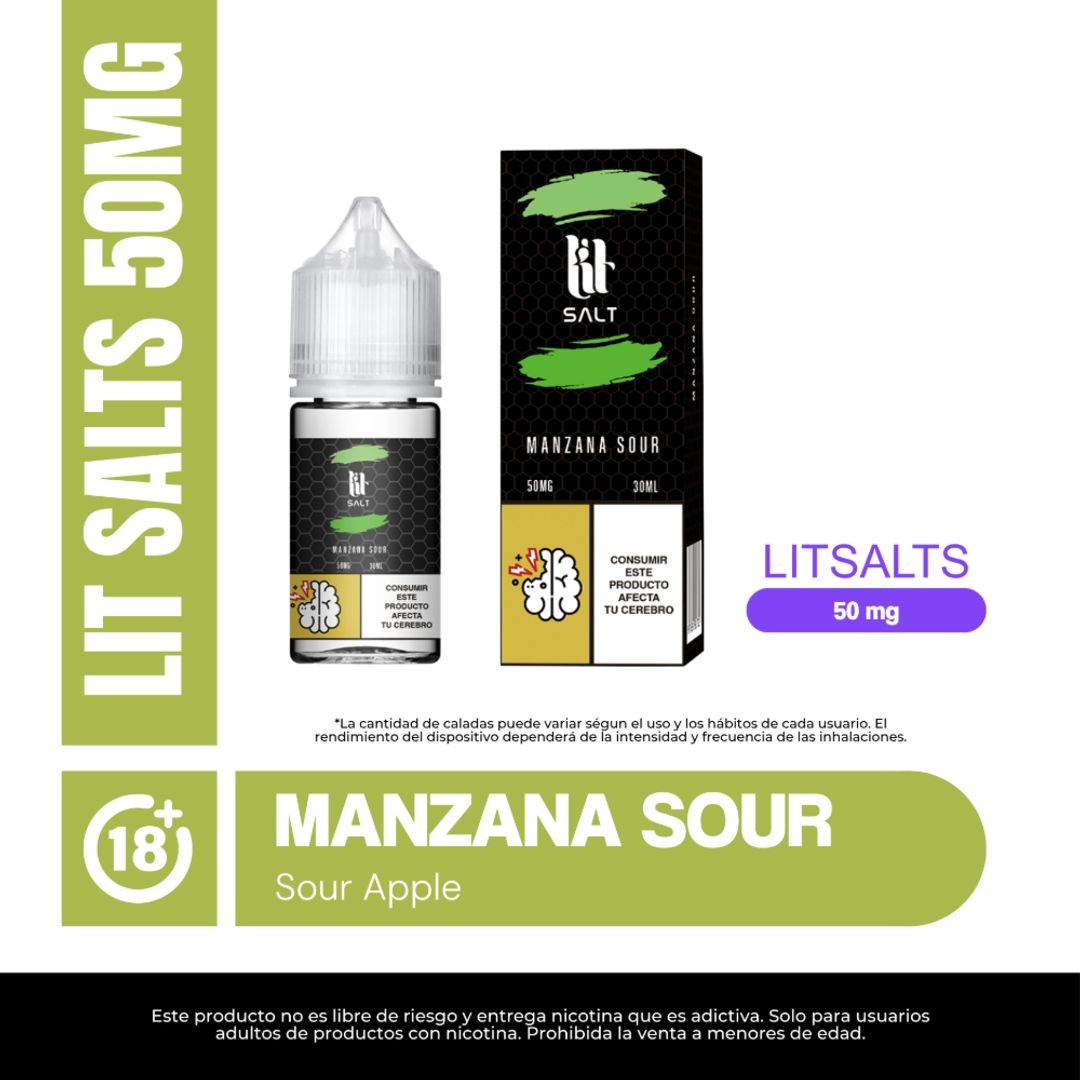 Esencia Liquida Lit Manzana Sour 30ml